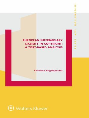 cover image of European Intermediary Liability in Copyright
